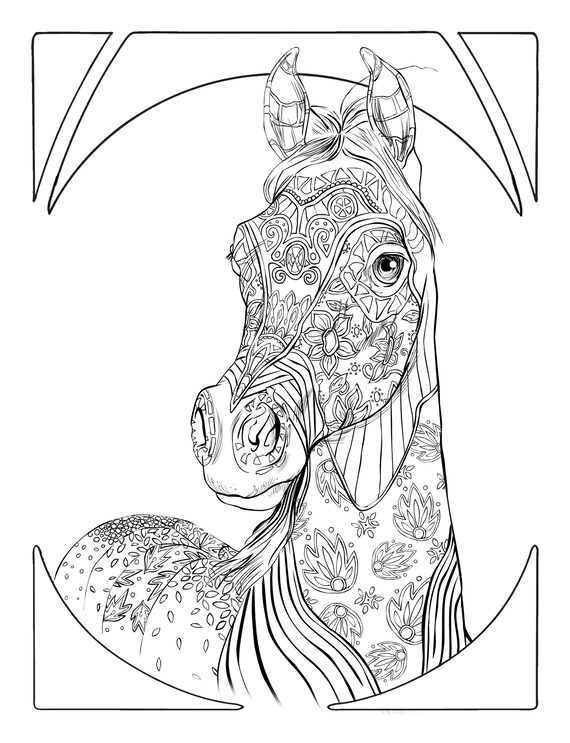 60 Animal Coloring Pages Horse  Latest Free
