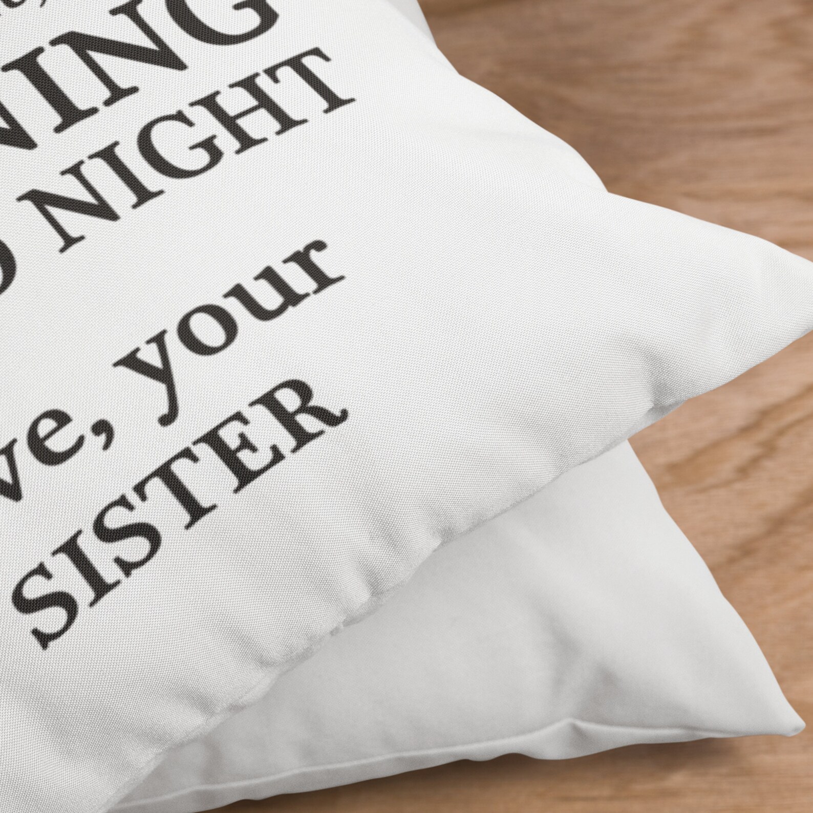 Sister Pillowcase Gift From Best Friend Sibling Pillow Cover Etsy