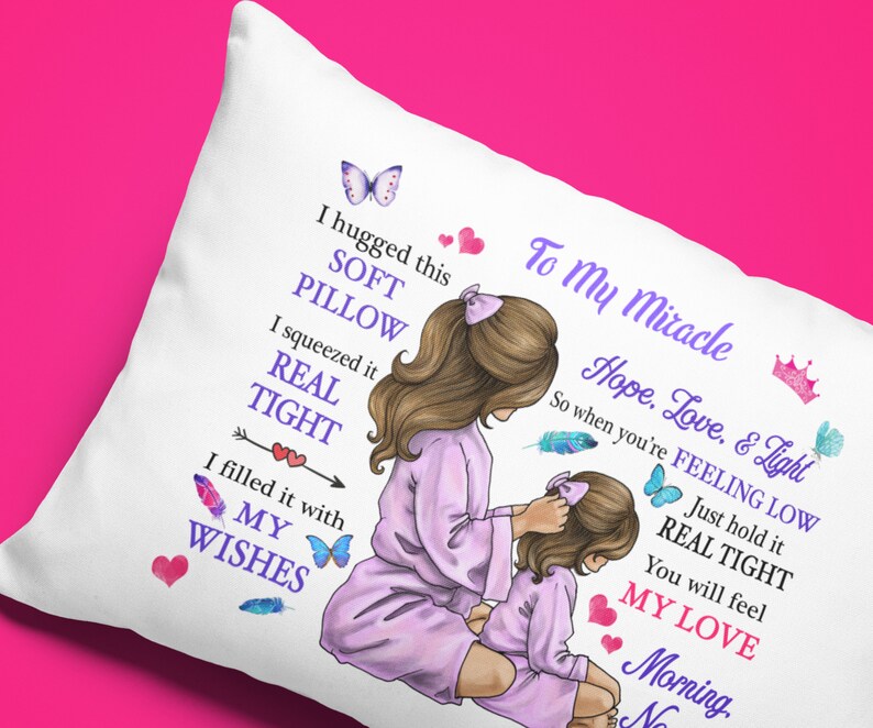 Personalized Custom Pillowcase Gift Mom Daughter Pillow Case Etsy
