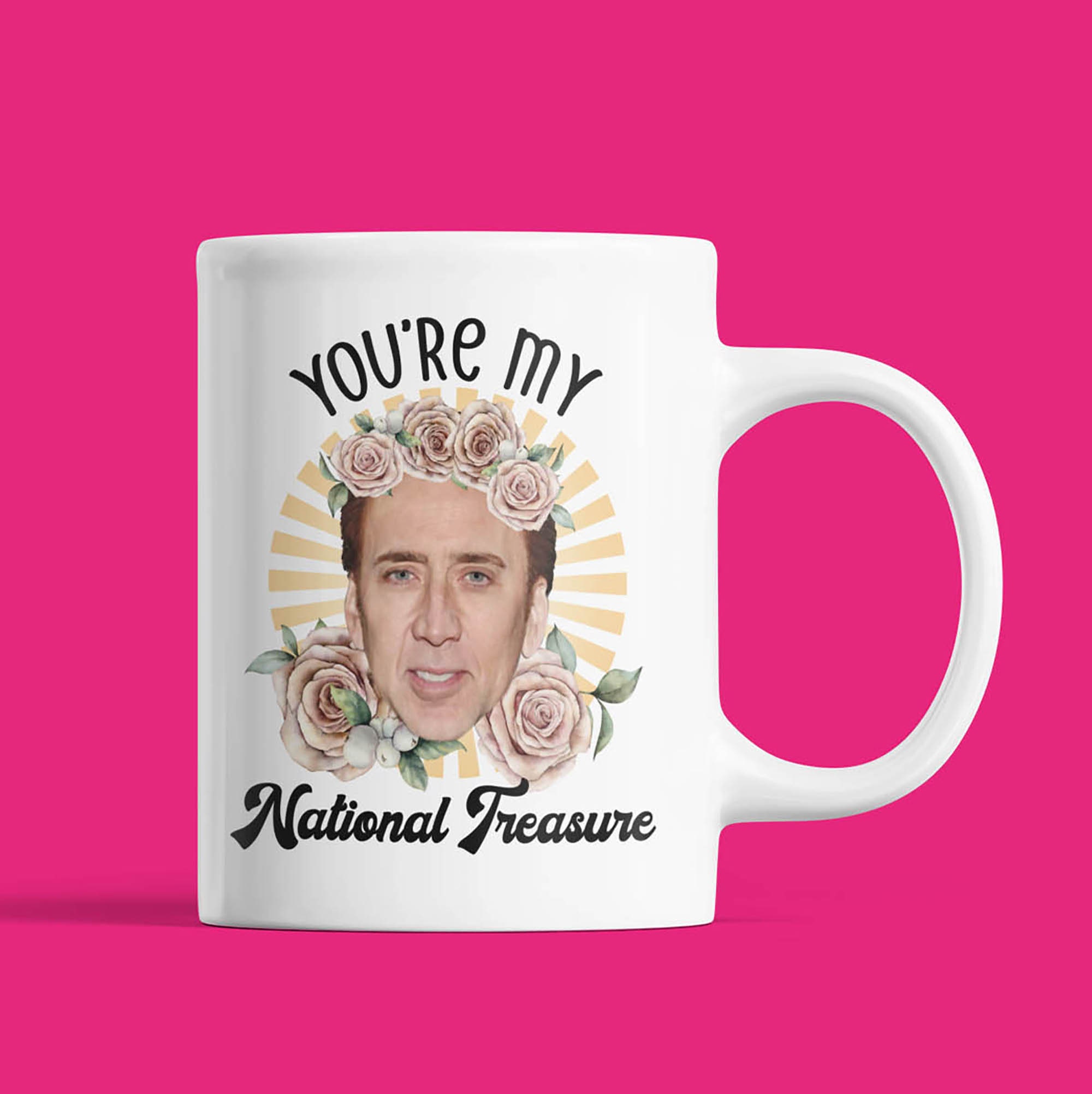 Nicolas Cage You're My National Treasure Mug Funny Meme Gifts Nicolas Cage You're My National Treasure Mug Funny Meme Gifts
