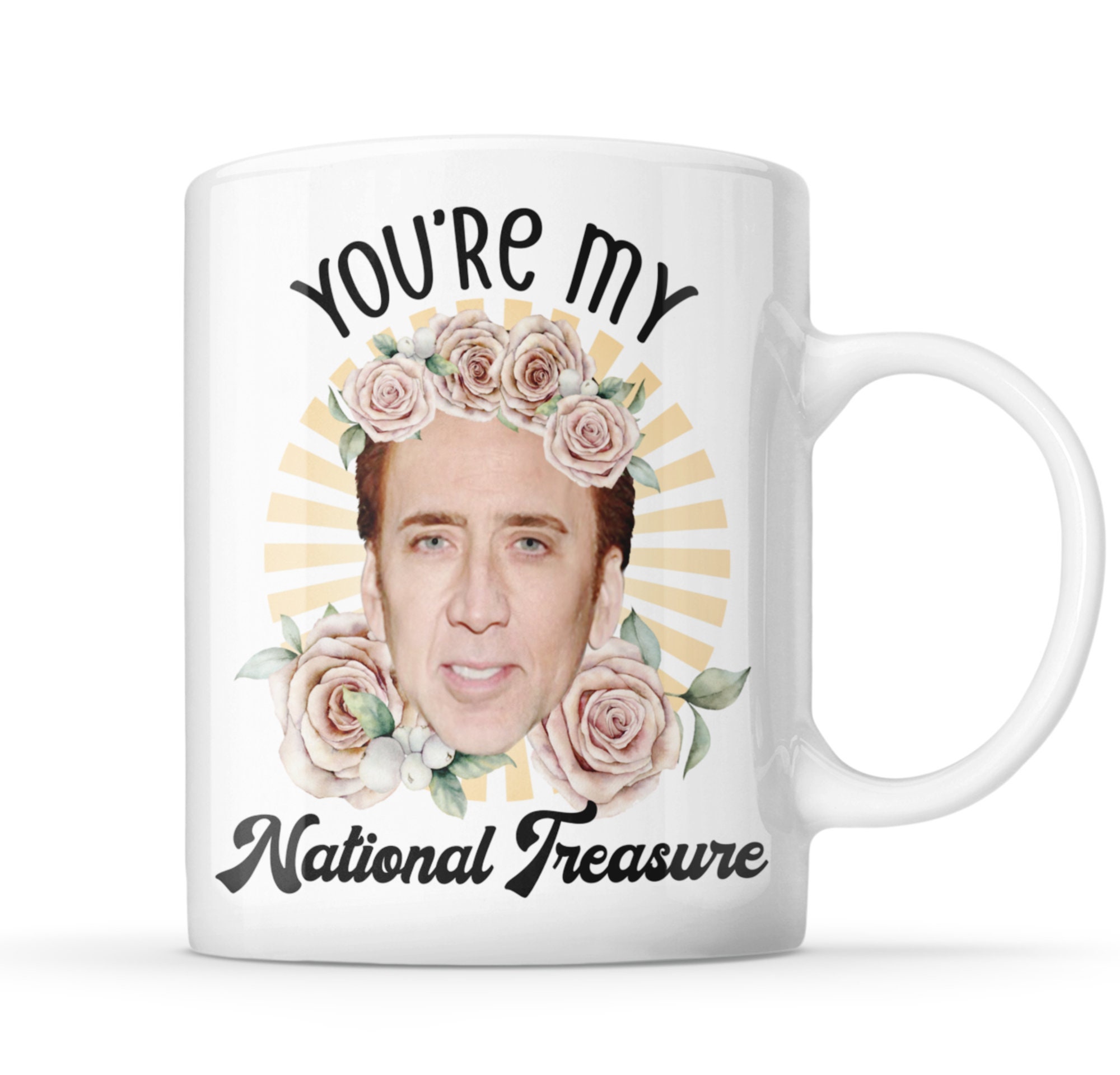 Nicolas Cage You're My National Treasure Mug Funny Meme Gifts Nicolas Cage You're My National Treasure Mug Funny Meme Gifts