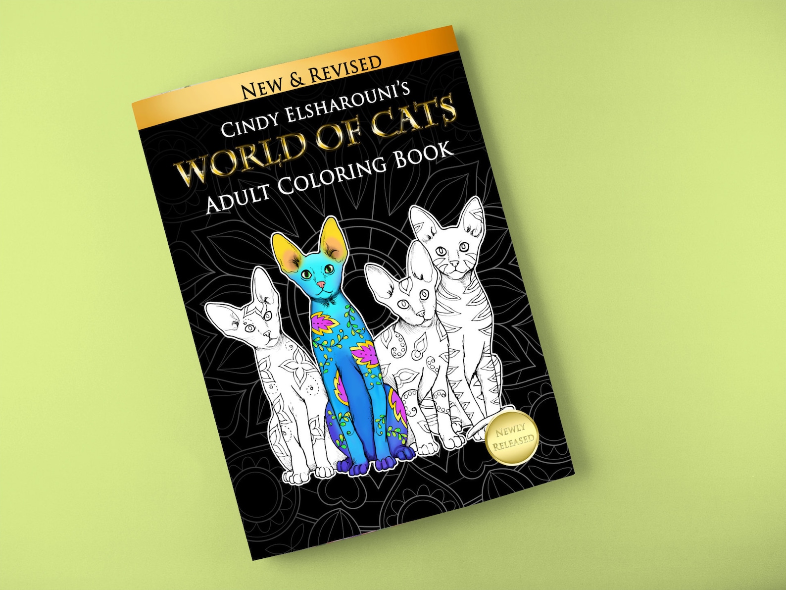 Cat Coloring Books for Adults at Coloring Book Addict