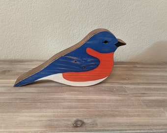 Decorative Wood Bluebird