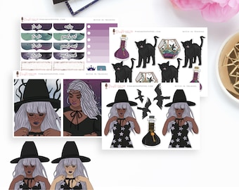 Witch In Training  - Add-On Sticker Kits | Planner Sticker Kit