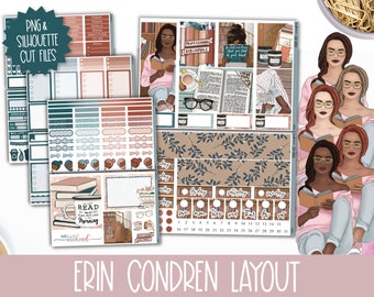 Bibliobabe - NEW!!! Printable Stickers, Erin Condren Planner Sticker Kit | Fall Stickers Stickers | Diverse Options Offered