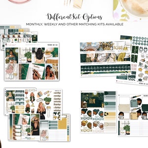 Millionaire Girls Club Weekly Sticker Kit, ECLP Sticker Kit, Happy Planner Sticker Kit Glam Kit Diverse Options Offered image 7