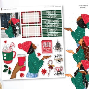 Holiday Xmas & Boxing Day Tiny Kits Planner Sticker Kit image 1