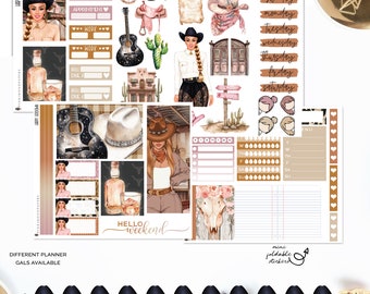 Happy Hoedown - Mini Kit Sticker Kit, Planner Sticker Kit | Diverse Options Offered