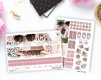 Working From Home - Monthly Sticker Kit, ECLP Monthly Kit, ECPP Monthly Kit, HP Classic Monthly Kit, Happy Planner Mini Monthly Kit