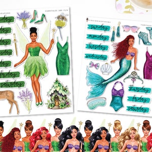 Fairytales Are Fun - Planner Sticker Kit | Diverse Options Offered