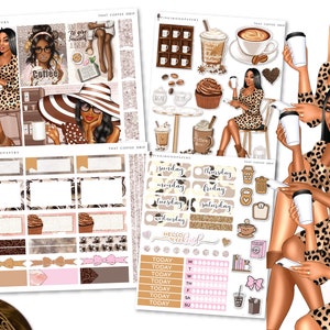 That Coffee Drip - Planner Sticker Kit | Diverse Options Offered | Fashion Stickers