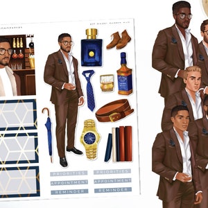 Dapper Dad Tiny Kits Planner Sticker Kit image 1