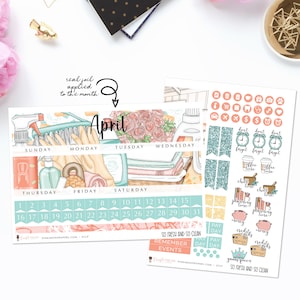 So Fresh & So Clean - Monthly Sticker Kit, ECLP Monthly Kit, ECPP Monthly Kit, HP Classic Monthly Kit, Happy Planner Mini