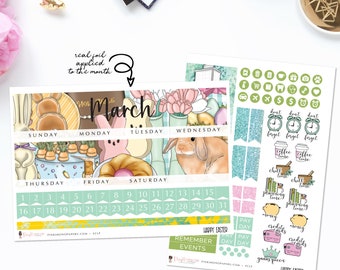 Happy Easter - Monthly Sticker Kit, ECLP Monthly Kit, ECPP Monthly Kit, HP Classic Monthly Kit, Happy Planner Mini