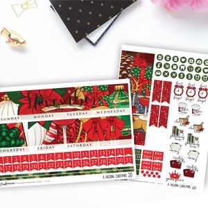 A Dazzling Christmas - Monthly Sticker Kit, ECLP Monthly Kit, ECPP Monthly Kit, HP Classic Monthly Kit, Happy Planner Mini Monthly Kit