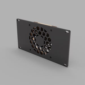 3U 10-Inch Rack Mount for Single 120mm Noctua Fans – NF-A12x25 Compatible – PETG Printed