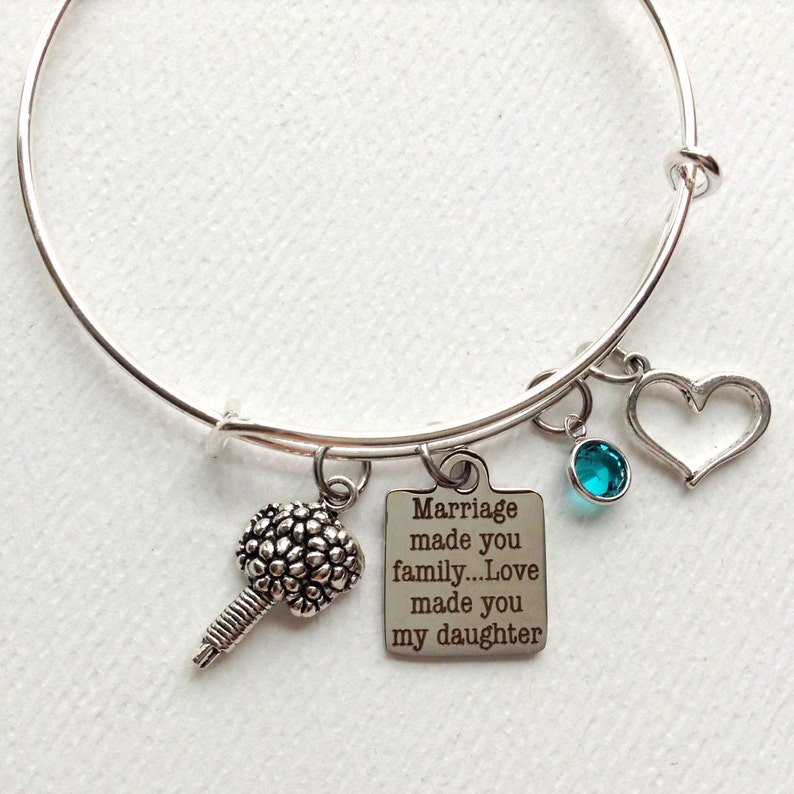 Daughter in Law Gift/ Daughter in Law Bangel Bracelet / Etsy