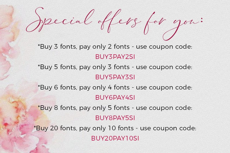 Calligraphy font Font download Feminine font Script font | Etsy