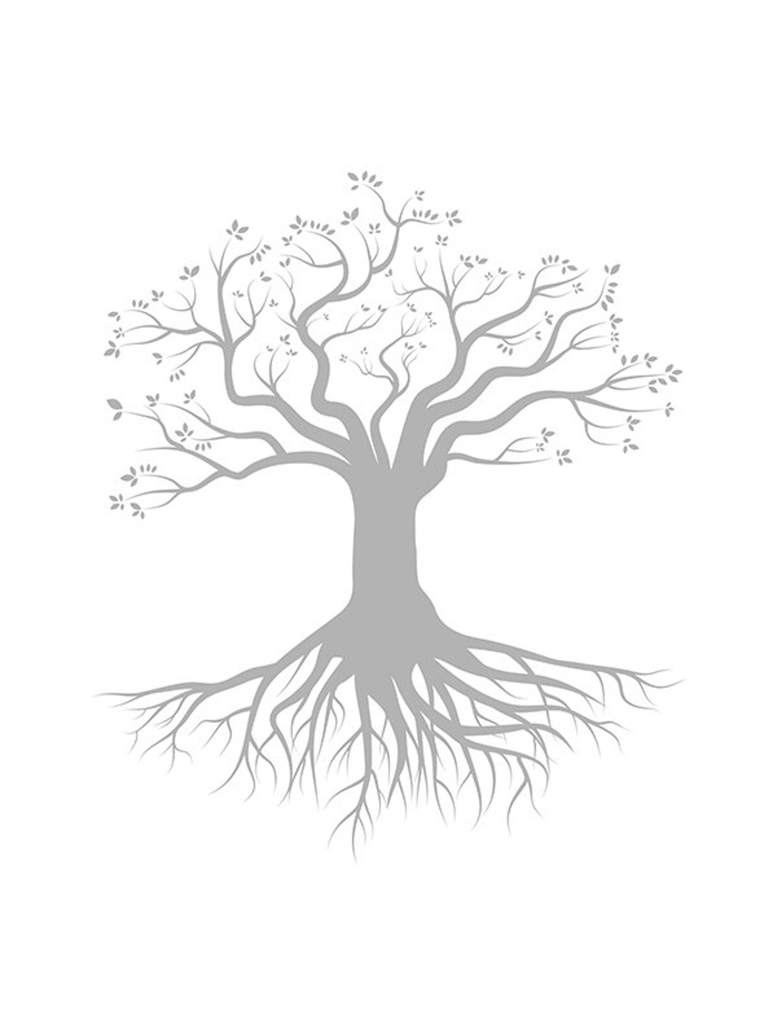 Printmaking Tree Roots Tree With Roots Printable Art, Wall Prints, Wall Art, Grall Print ...