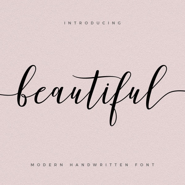 Calligraphy font, Script font, Feminine font, Wedding font, Cricut font,Modern handwritten typeface, Beautiful font #004