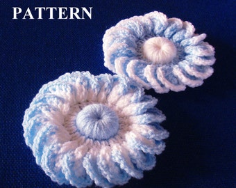 Crochet pattern daisy, crochet daisy pattern, daisy crochet pattern, crochet flower pattern, crochet flower applique by OlgaAndrewDesigns027