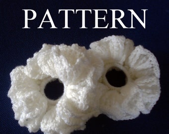 Scrunchies for girls crochet pattern, crochet scrunchie pattern, crochet hair tie pattern, hair band crochet pattern by OlgaAndrewDesigns002