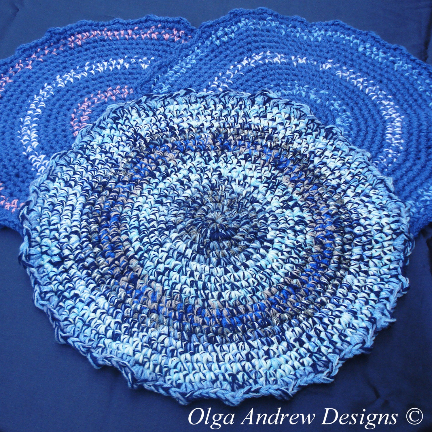 Christmas Placemat Crochet Pattern Christmas Doily Crochet Etsy