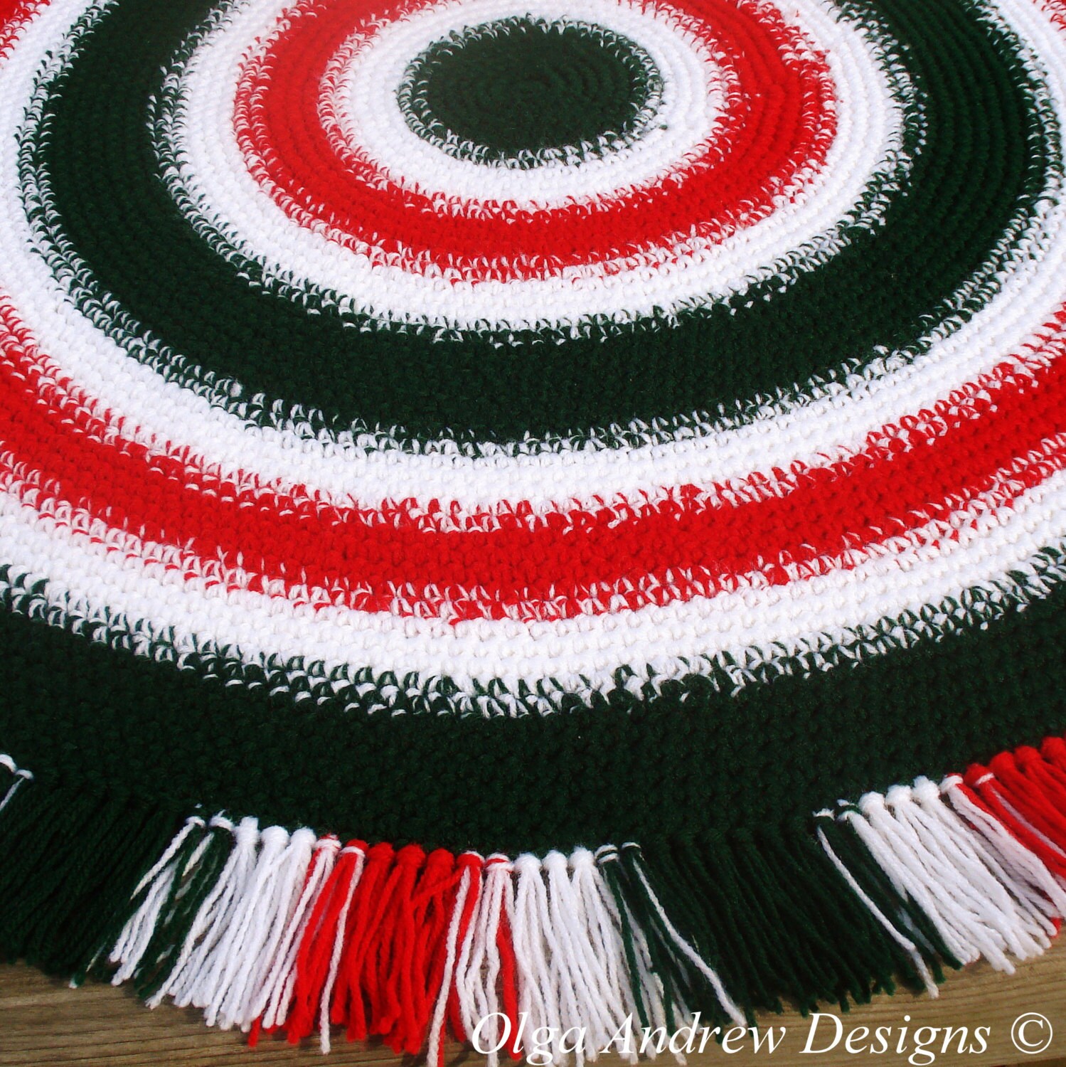 Christmas Rug Crochet Pattern, Christmas Rug Pattern, Crochet Christmas