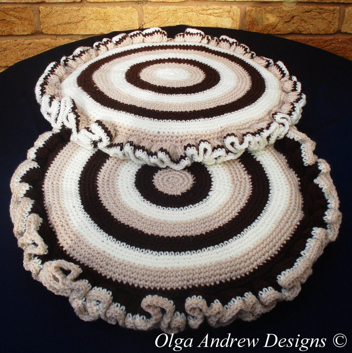 Chair Seat Cushion Crochet Pattern, Crochet Seat Cushion Pattern