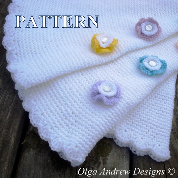 Crochet round baby blanket sales