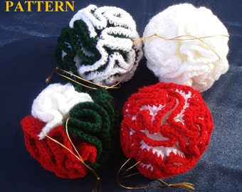 Christmas tree balls crochet pattern, crochet ball pattern, Christmas ball crochet pattern, crochet balls patterns by OlgaAndrewDesigns037