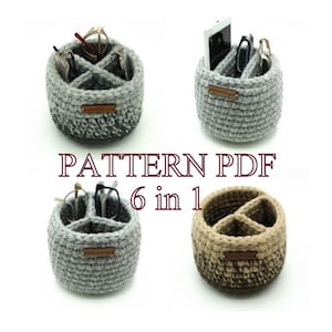 Glasses holder crochet pattern 6 in 1, eyeglass holder stand easy crochet pattern, crochet glasses holder pattern PDF, OlgaAndrewDesigns116E