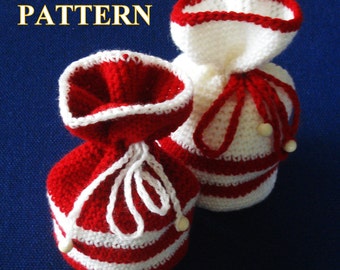 Christmas drawstring gift bag crochet pattern PDF, crochet gift bag pattern, crochet pouch pattern, drawstring pouch OlgaAndrewDesigns011