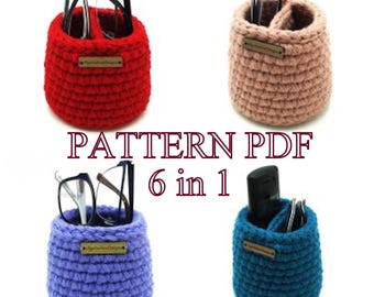 Crochet eyeglass holder pattern 6 in 1, glasses holder easy crochet pattern, glasses holder stand crochet pattern PDF, OlgaAndrewDesigns116C