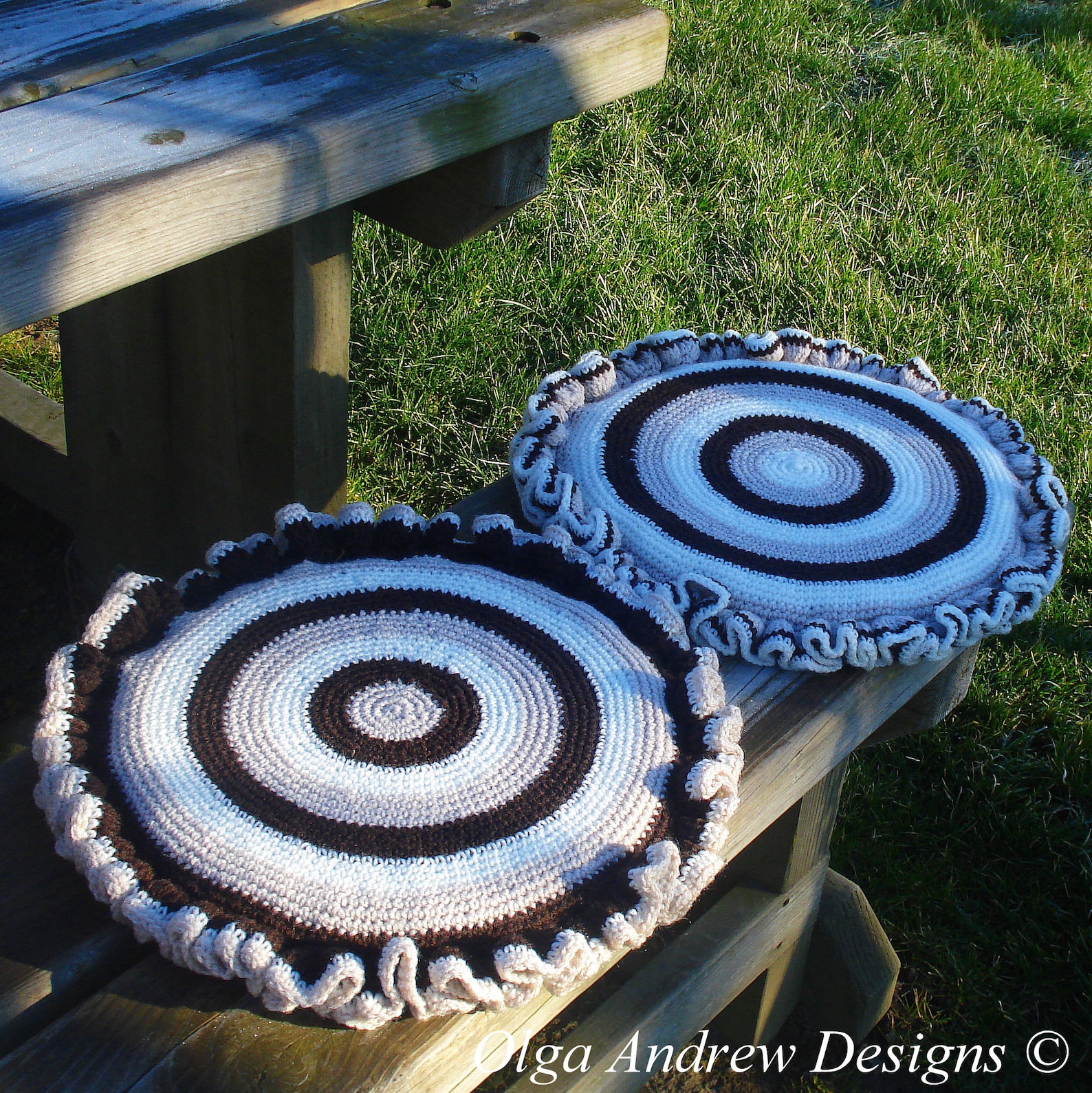 Chair Seat Cushion Crochet Pattern, Crochet Seat Cushion Pattern