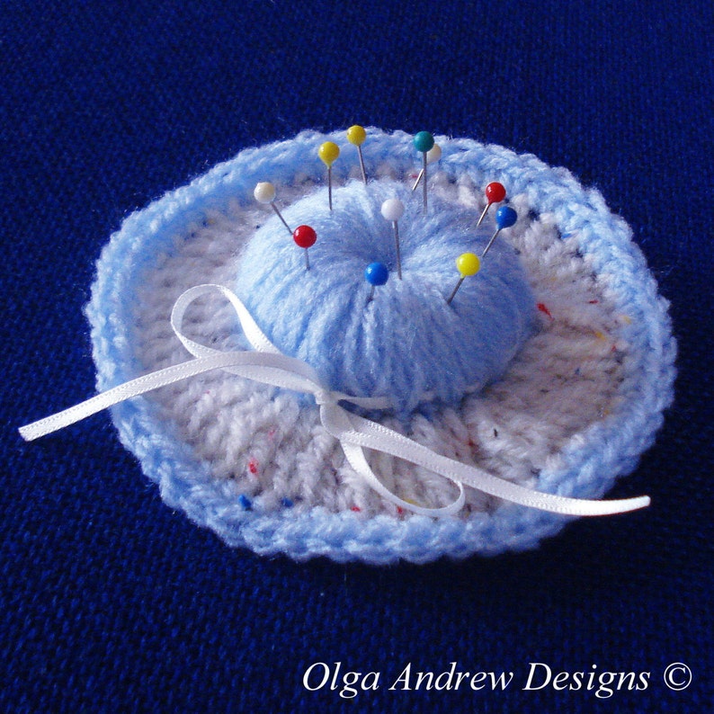Mini Hat Pincushion Crochet Pattern Crochet Pin Cushion Etsy