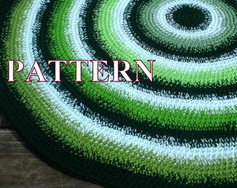 Easy crochet round rug pattern, crochet rug tutorial, crochet rug pattern, round rug crochet pattern, crochet rug by OlgaAndrewDesigns041