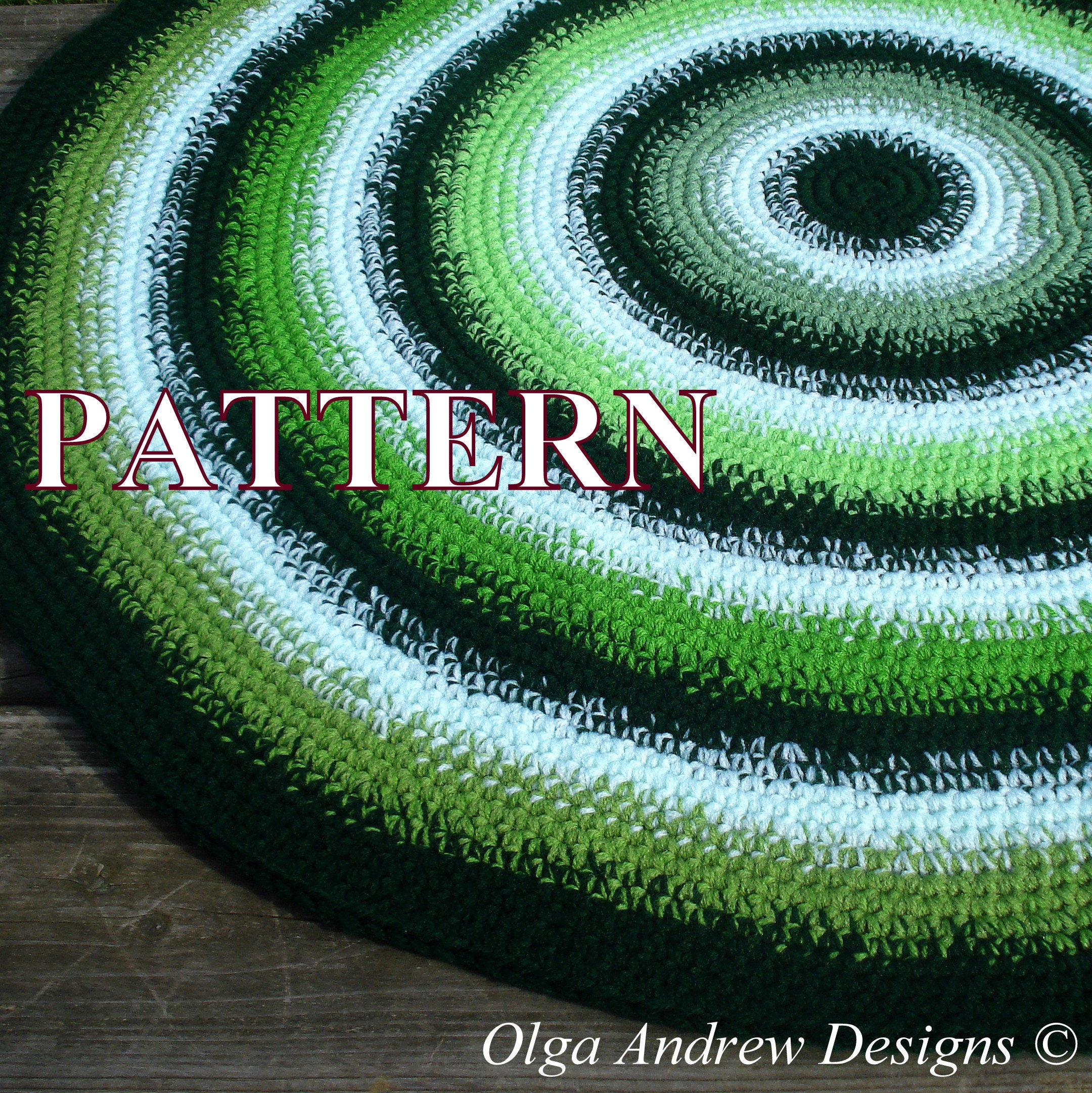 Easy Crochet Round Rug Pattern, Crochet Rug Tutorial, Crochet Rug