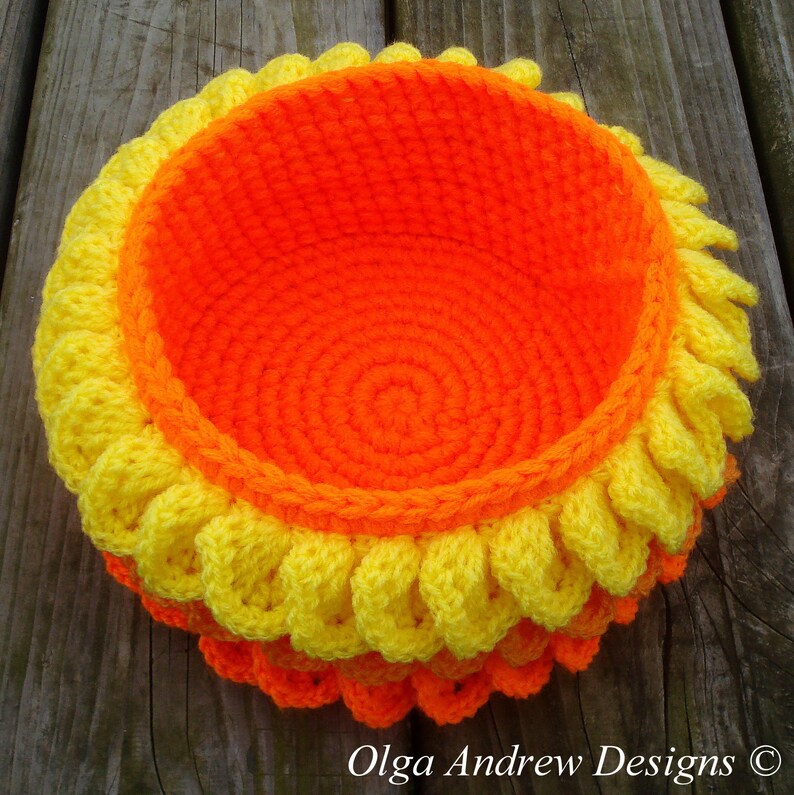 Decorative Basket Crochet PATTERN Crochet Basket Pattern Crochet