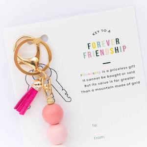 Cadeau d'amitié longue distance. Porte-clés de l'amitié. Carte de l'amitié. Porte-clés pour meilleur ami. Porte-clés pour ami. Cadeau de l'amitié.