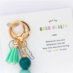 Charme de bonne santé. Bon rétablissement. Carte de rétablissement. Cadeau de récupération rapide. Cadeaux contre le cancer. Cadeau d'hôpital. Carte de maladie. Amulette de la maladie.