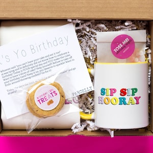 Joyeuse fête du gâteau | Cadeau d'anniversaire pour meilleur ami | Coffret cadeau d'anniversaire personnalisé pour elle | Envoyer un cadeau