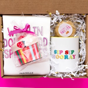 Joyeuse fête du gâteau | Cadeau d'anniversaire pour meilleur ami | Coffret cadeau d'anniversaire personnalisé pour elle | Envoyer un cadeau