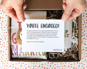 Engagement Gift Box: Tote Bag, Mug & Treats