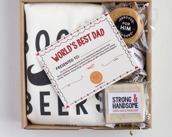 Confezione regalo per la festa del papà / Pacchetto regalo per il papà dell'anno
