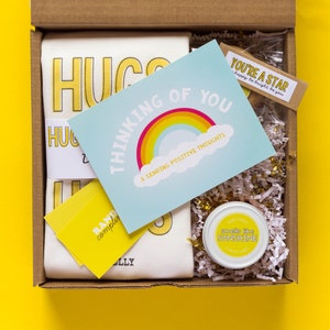 Denken an Sie Geschenk für sie. Versand der Good Vibes Geschenkbox. Beileid Geschenkkorb. Entschuldigung für Ihren Verlust. Geschenk für Freund. Freundschaft Geschenk.