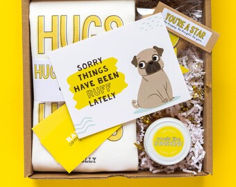 Box of Sunshine Gift: Cotton Tote, Compliments, Candle & Cookies