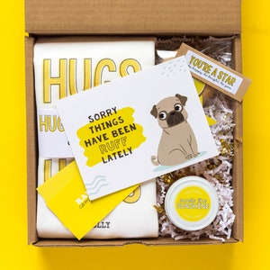 Jubel-Geschenk-Box. Ich denke an Dich Geschenk. Ermutigungsgeschenk für sie. Geschenk für Freund. Beste Freunde Geschenk. Erhebendes Geschenk. Dose Sonnenschein.