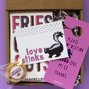 Breakup Box | Break Up Care Package | Breakup Gift for Her | Love Stinks Gift