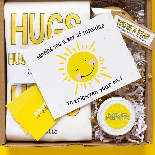 Cheer up Care Package Sunshine Gift Box Thinking of You - Etsy Canada